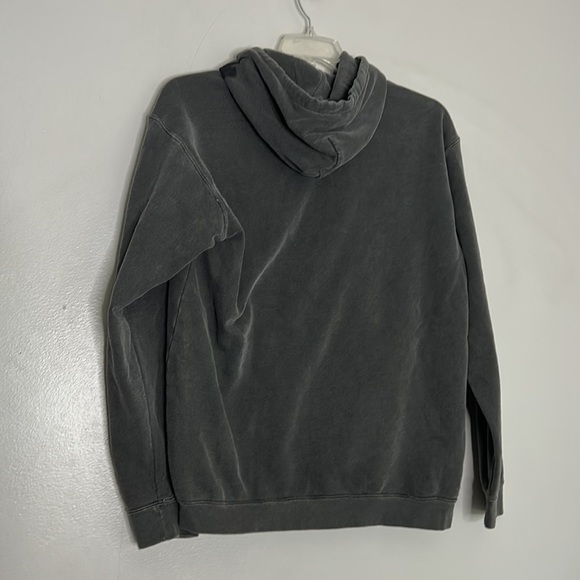 LLIA COLLECTION Psycho and you love it grey hooded sweatshirt small adult - Picture 6 of 10